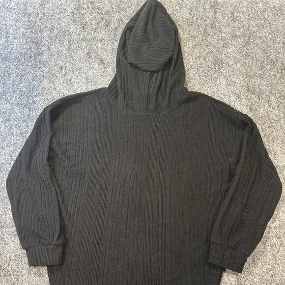 SHEIN Essence Black Hoodie & Leggings Set Women’s Medium Athleisure Cozy - Picture 2 of 6